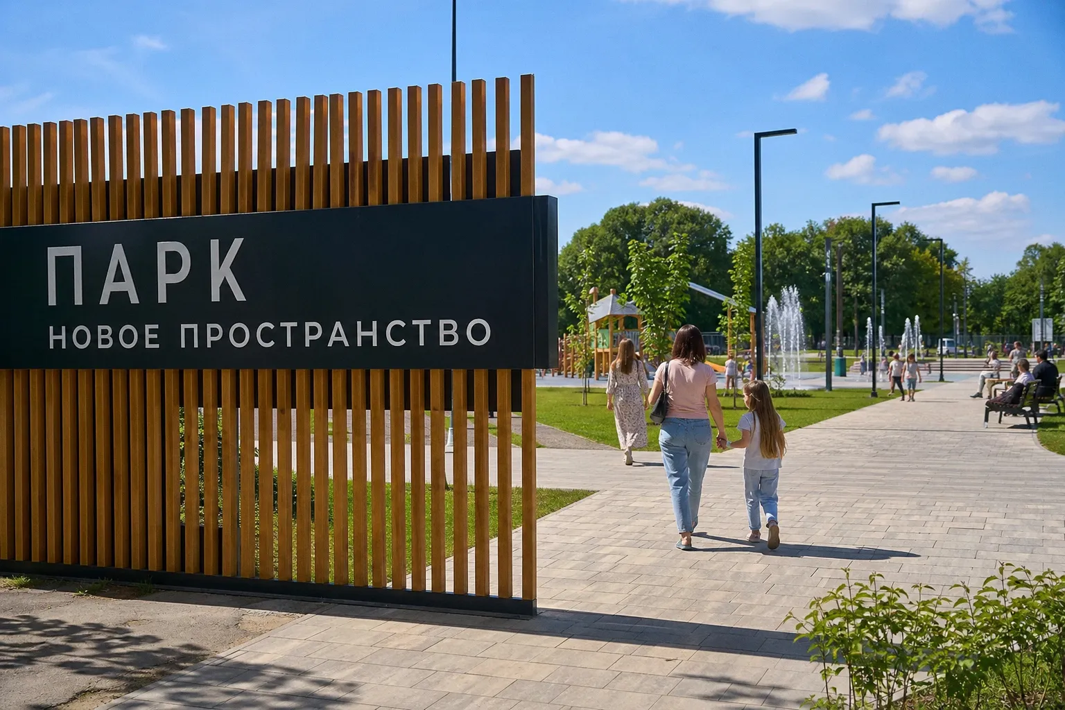 Девять гектаров отдыха: в Павловском Посаде преобразили территорию бывшего Дворца культуры