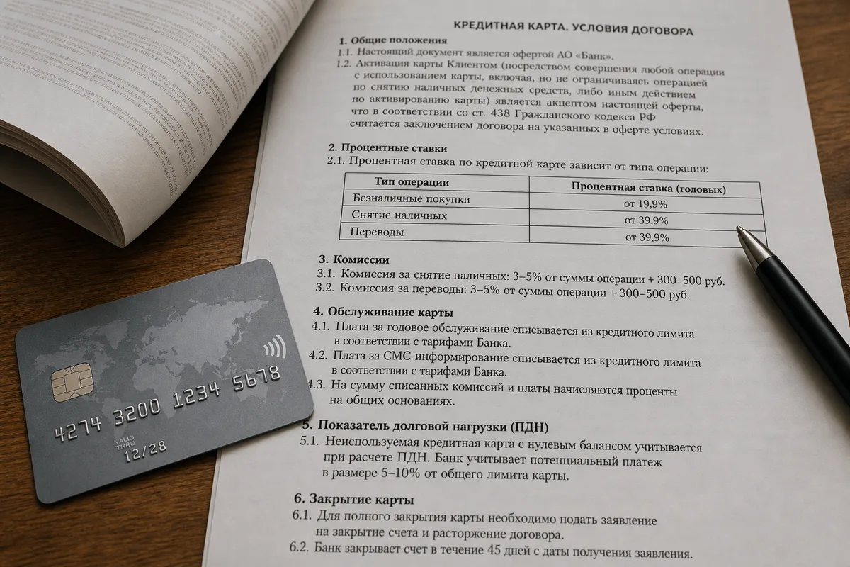 Параметры кредитных карт: на что смотреть в договоре до его активации