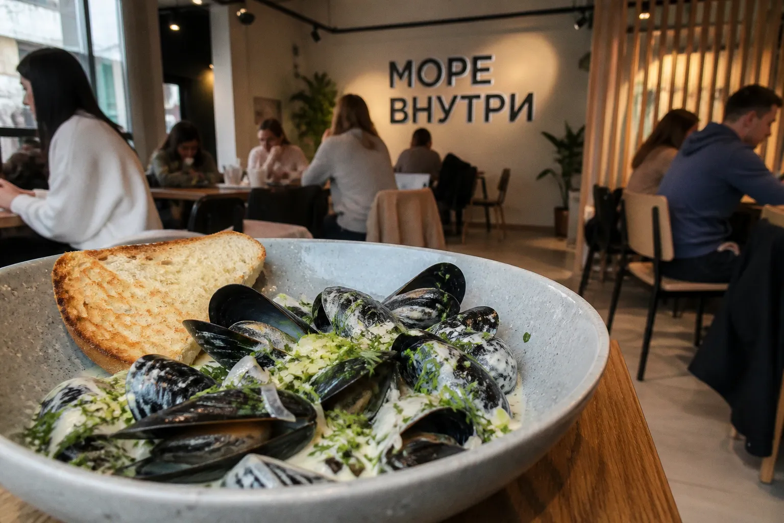 В Омске запустили вторую федеральную сеть кафе с мидиями